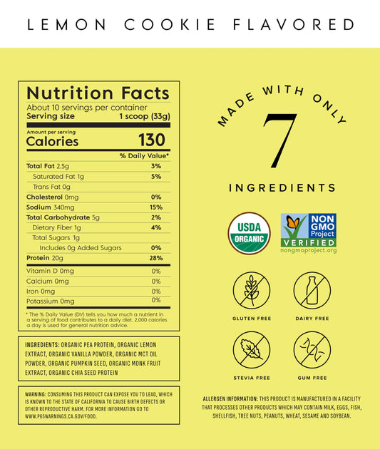 Truvani pea protein scoop measures a precise serving for smoothies.