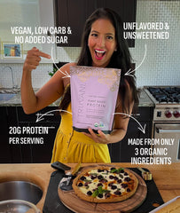 Truvani scoop demonstrates simple portion control for consistent daily protein