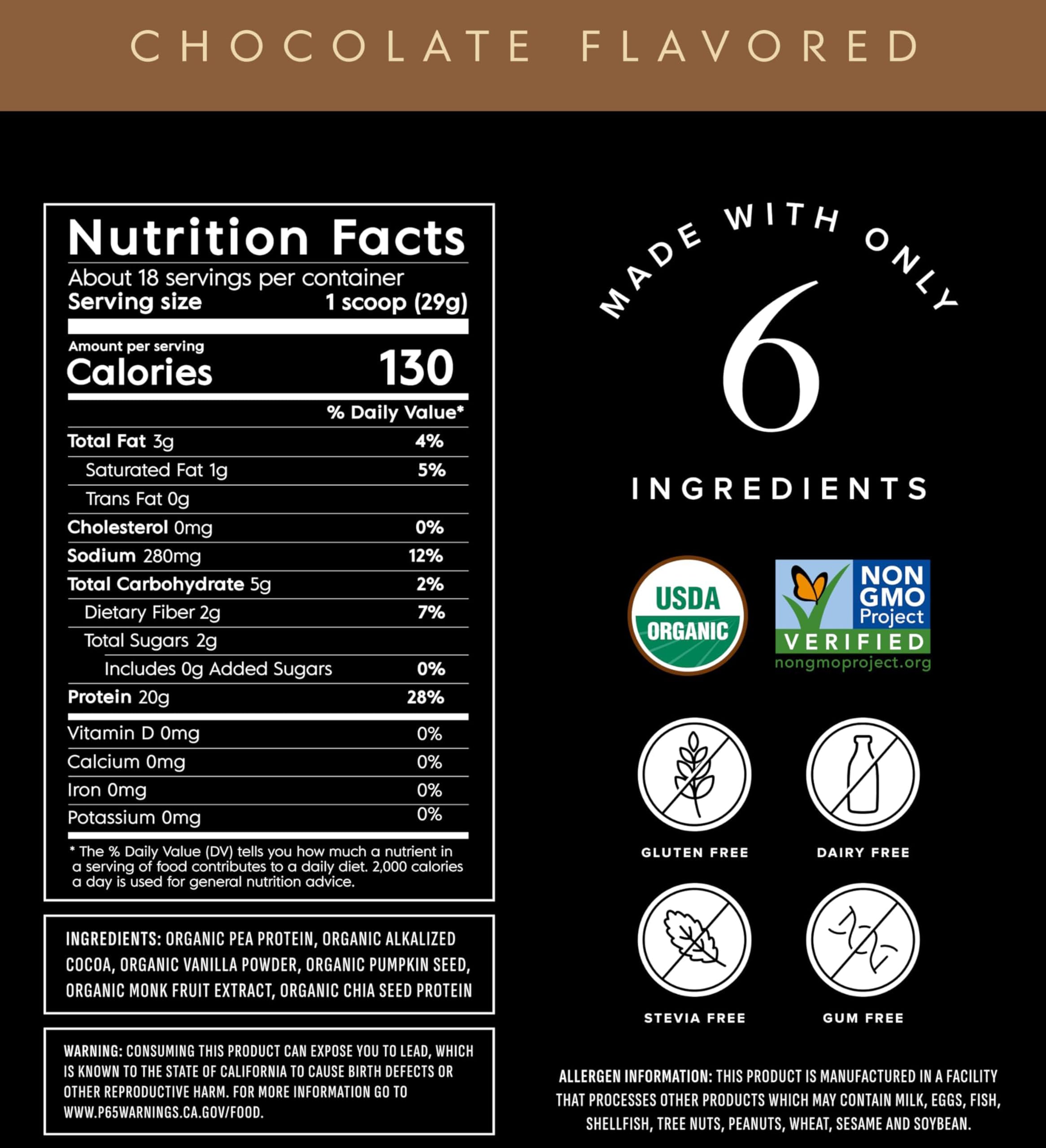 Truvani vegan protein powder chocolate pour depicts smooth mixing for quick shakes.