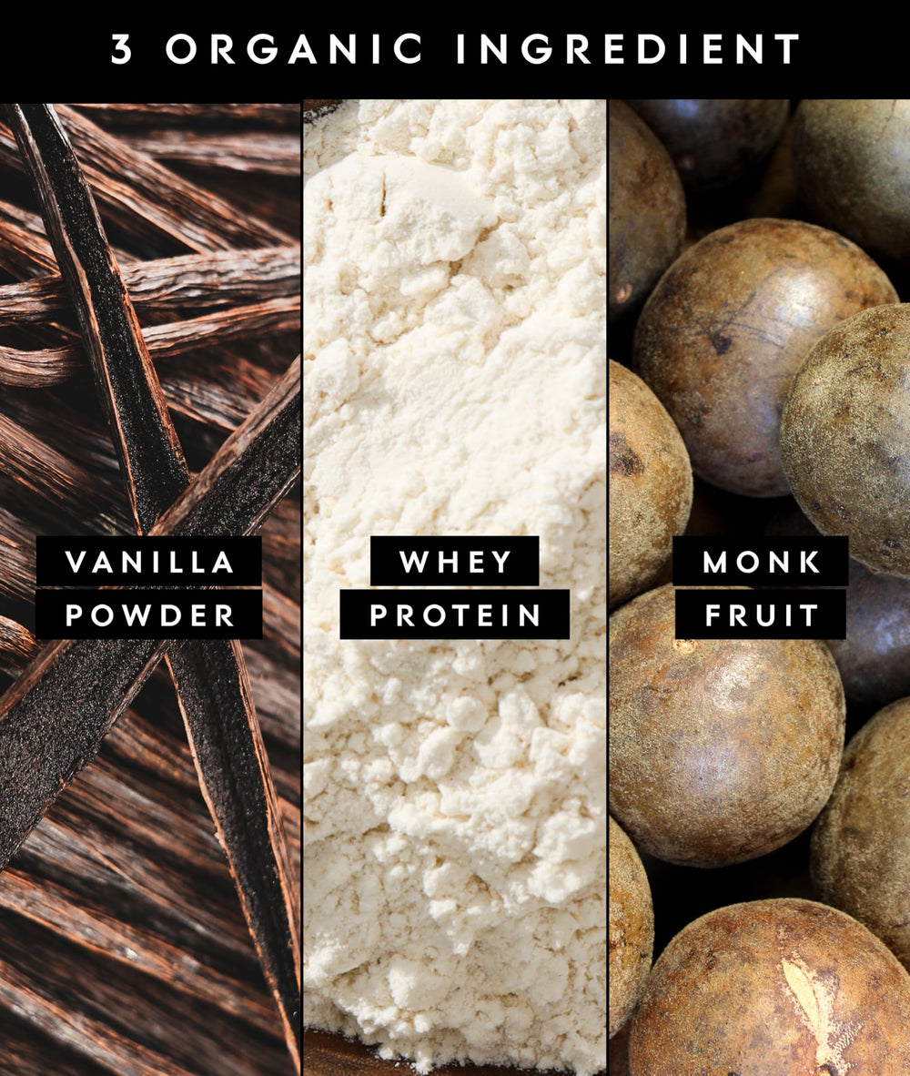 Truvani organic ingredient close-up highlights real, simple components.