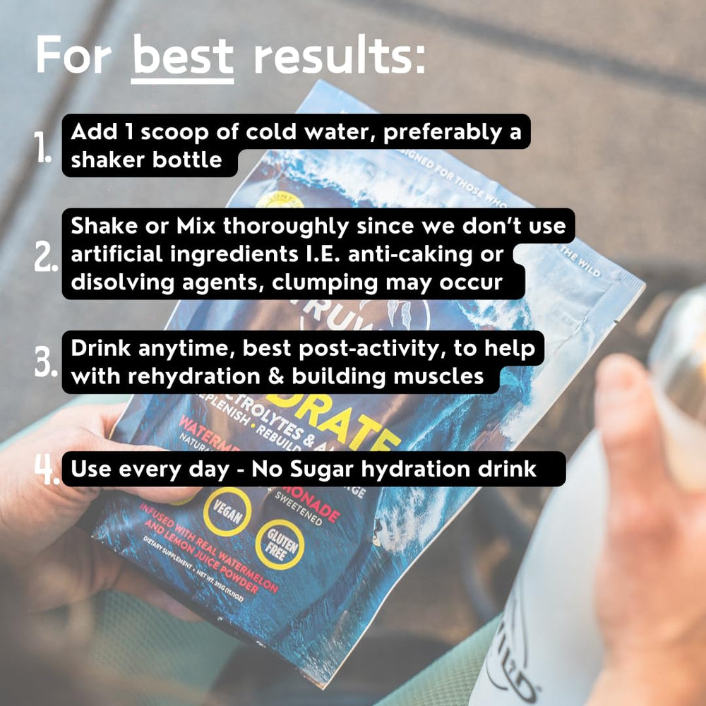TruWild Hydrate on-the-go packet in gym bag for convenient hydration during activity