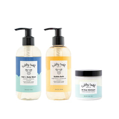 Tubby Todd Essentials Baby Bath Gift Set packaging shown, ideal for gifting new parents.