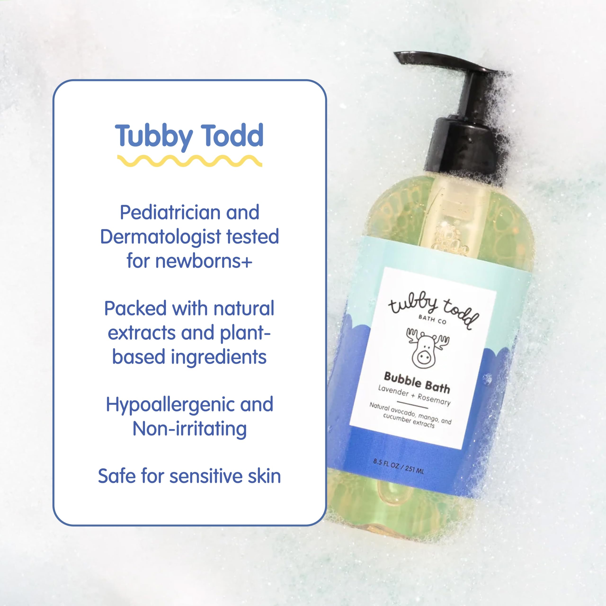 Tubby Todd Sweet Quince Honeysuckle fragrance for a gentle bath