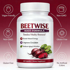 Tufonra Beetwise Root bottle dispense, convenient daily intake.