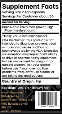 TUI KAVA noble Fiji kava from island plantation