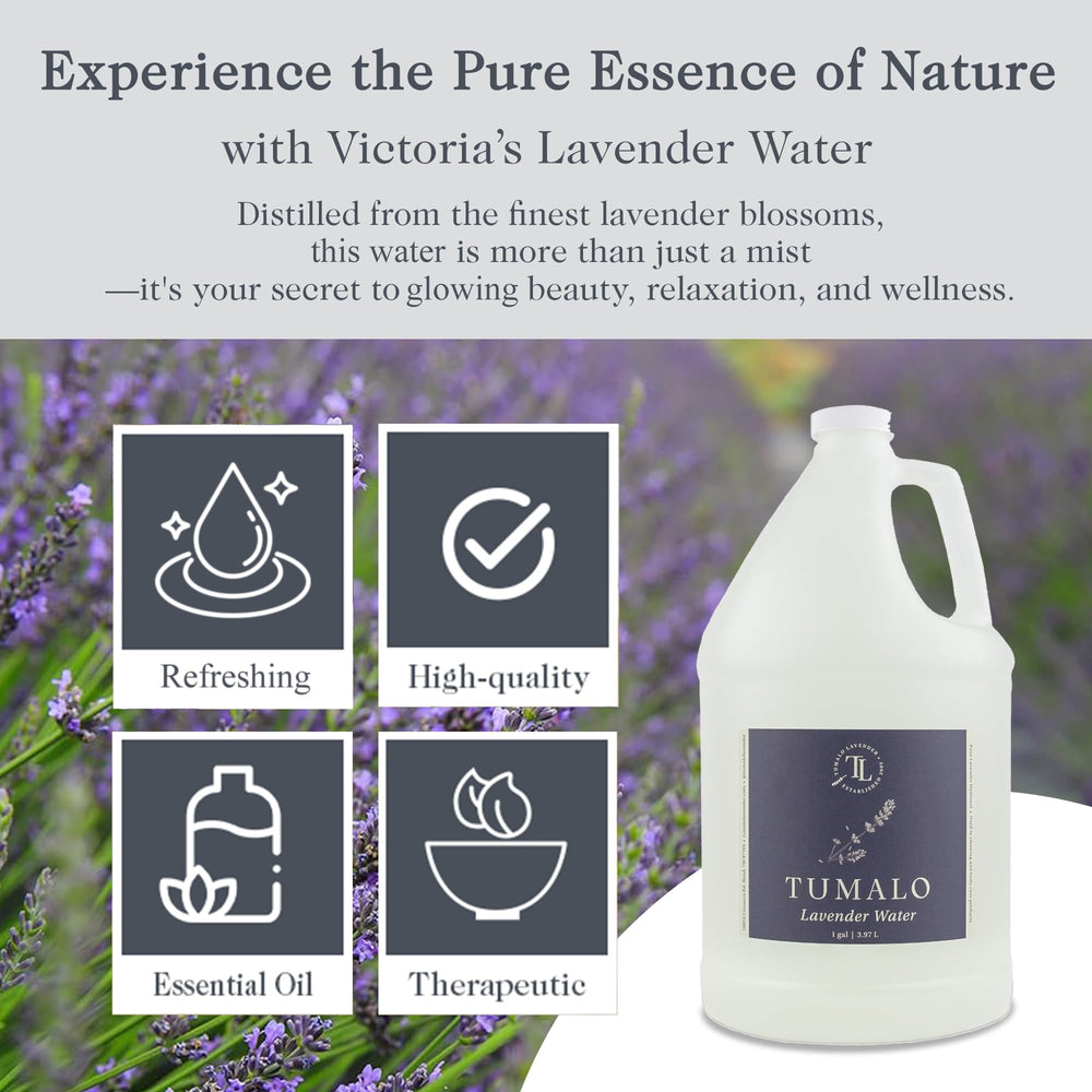 Tumalo Lavender Hydrosol pour for easy facial toning and aromatherapy