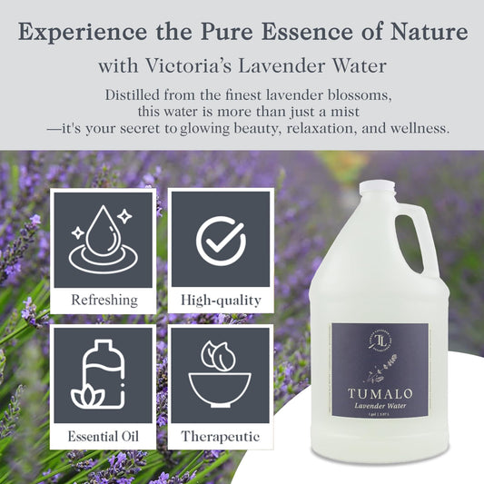 Tumalo Lavender Hydrosol pour for easy facial toning and aromatherapy