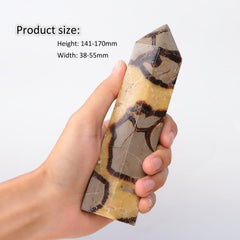 TUMBEELLUWA Septarian Dragon Stone wand crystal-geode invites calm focus