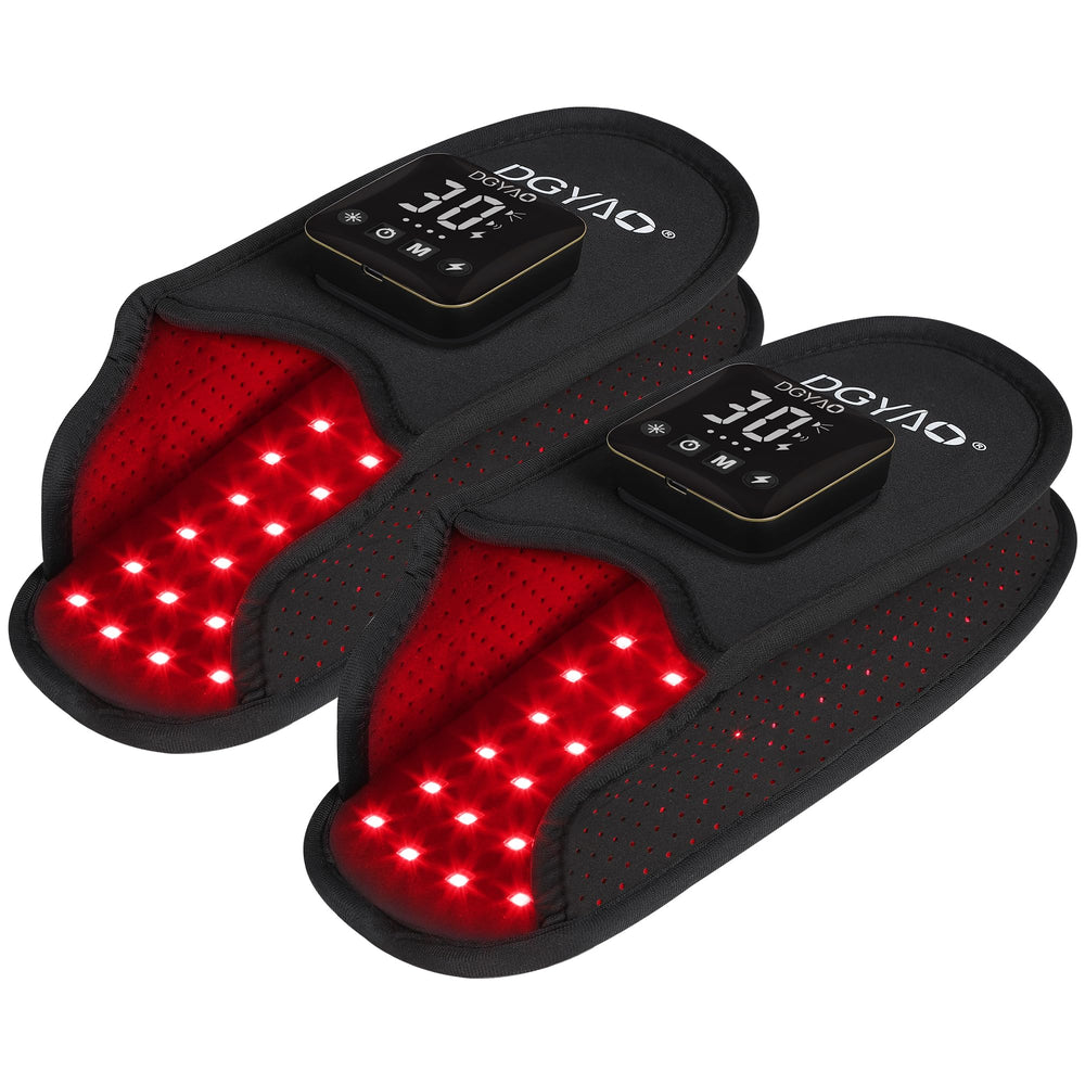TUOB cordless foot slipper front view; comprehensive foot coverage for whole-foot relief.