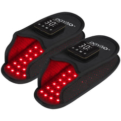 TUOB cordless foot slipper front view; comprehensive foot coverage for whole-foot relief.