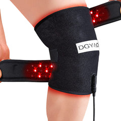 TUOB knee-elbow therapy device wrap provides full joint coverage for at-home use.