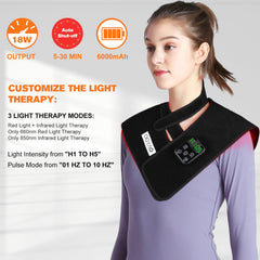 TUOB three therapy modes combine red and infrared for versatile use.
