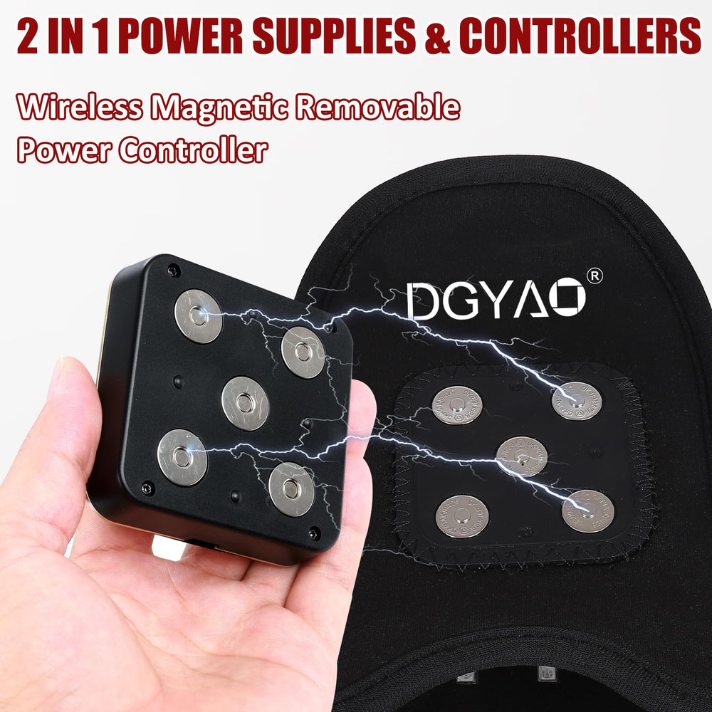 TUOYR side view shows a slim, portable design for on-the-go relief.
