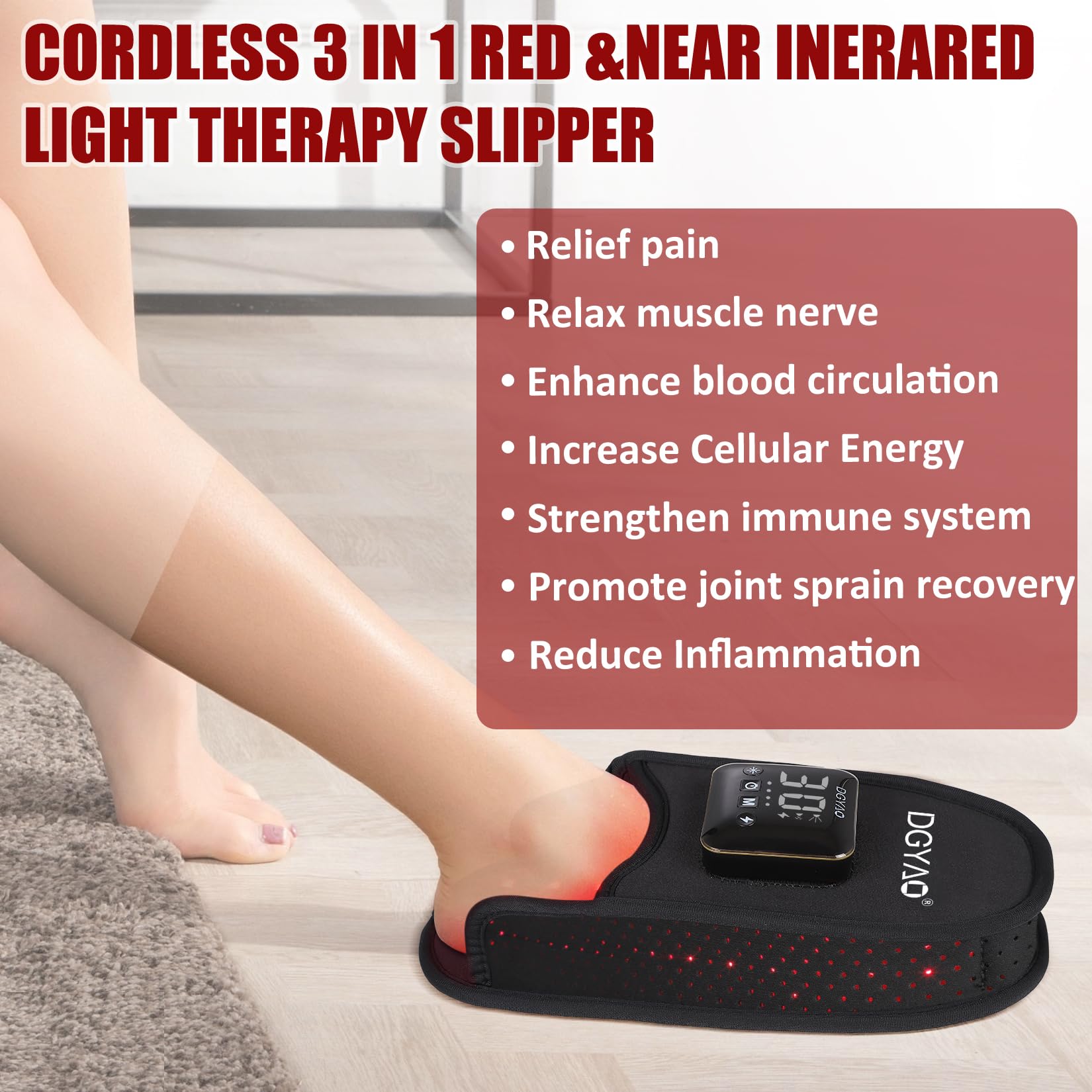TUOYR magnetic power controller keeps sessions cordless and convenient.