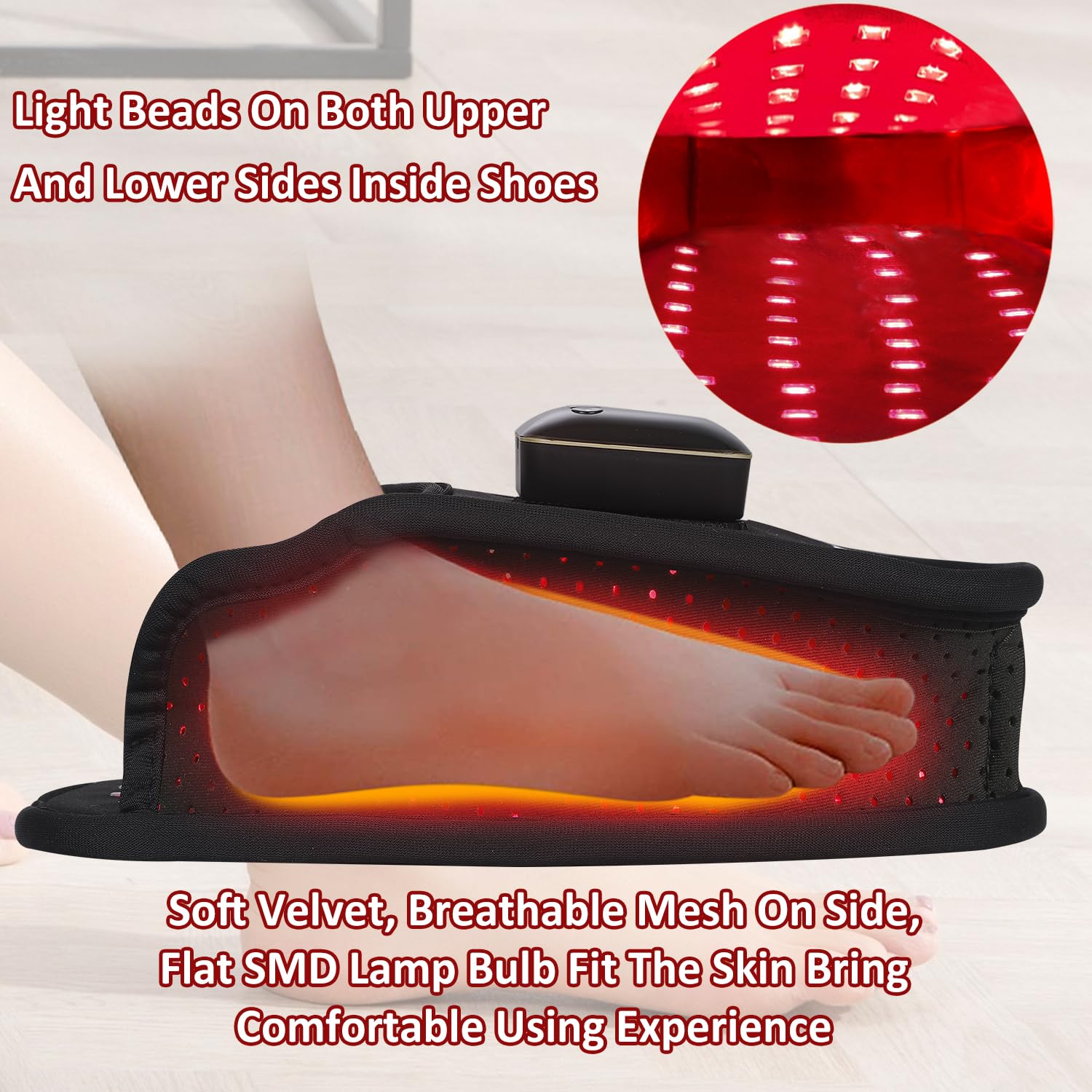 TUOYR soft velvet interior ensures gentle skin contact during use.