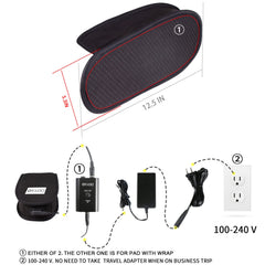 TUOYR wide-voltage power cord image highlights versatile home use