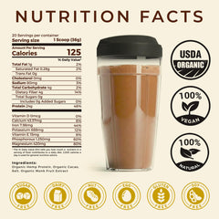TUPAXA hemp protein suitable for vegan, keto, allergen-conscious diets