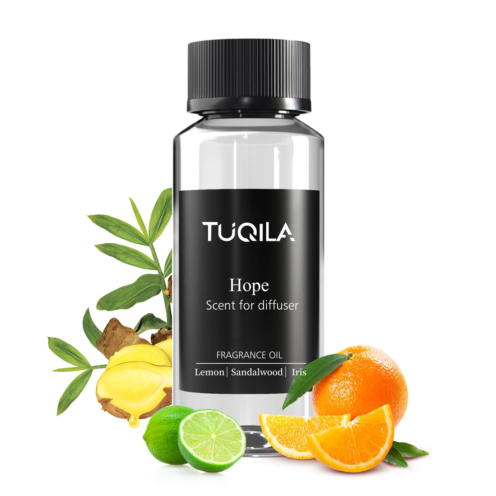 Tuqila Hotel Diffuser Oil Hope bottle ready for waterless diffusers.