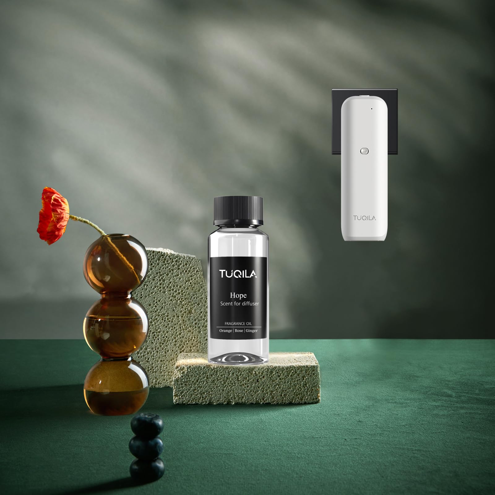 Tuqila Hope packaging on a table creating an inviting room ambience.
