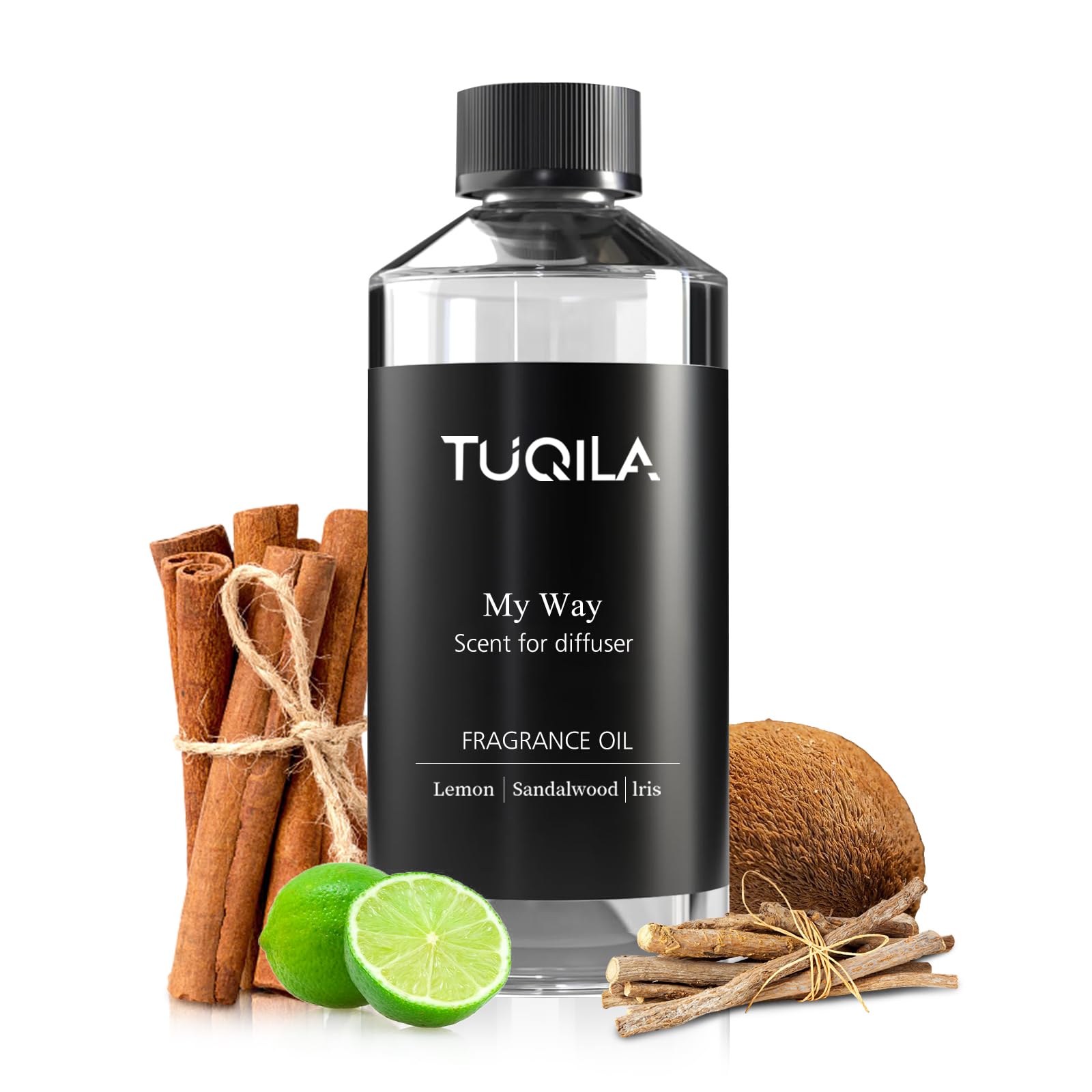 Tuqila My Way 500ml bottle front delivering hotel-grade, long-lasting ambience.