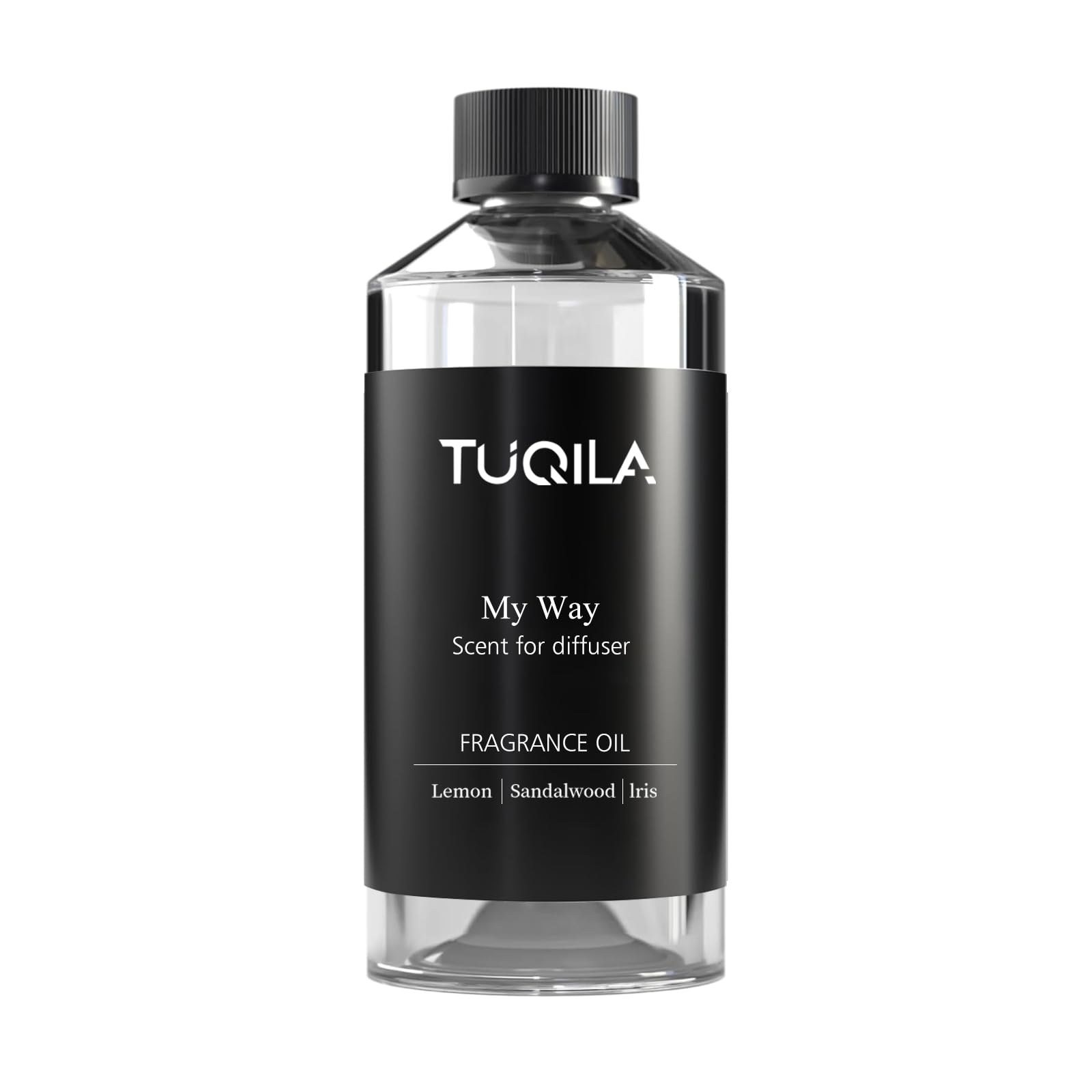 Tuqila My Way lemon-sandalwood-iris notes image for refreshing spaces.