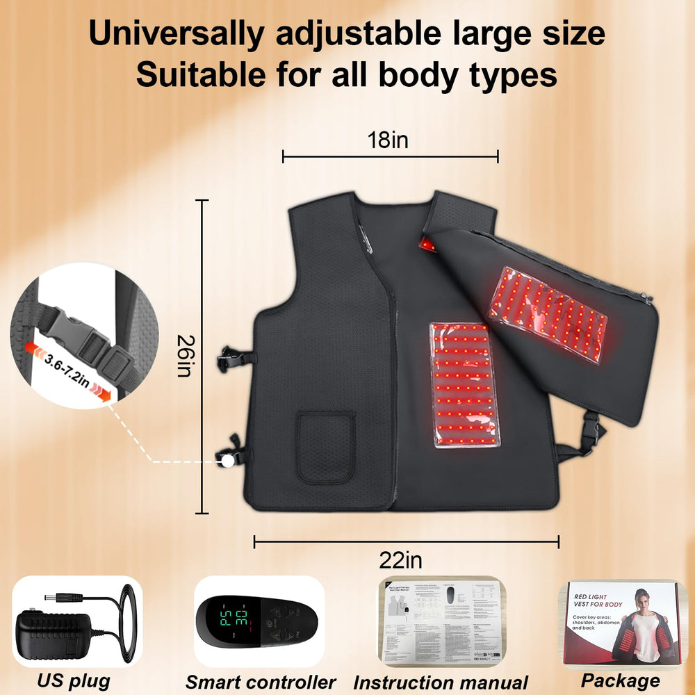 TURJGKSG adjustable-fit vest adapts to different body shapes.