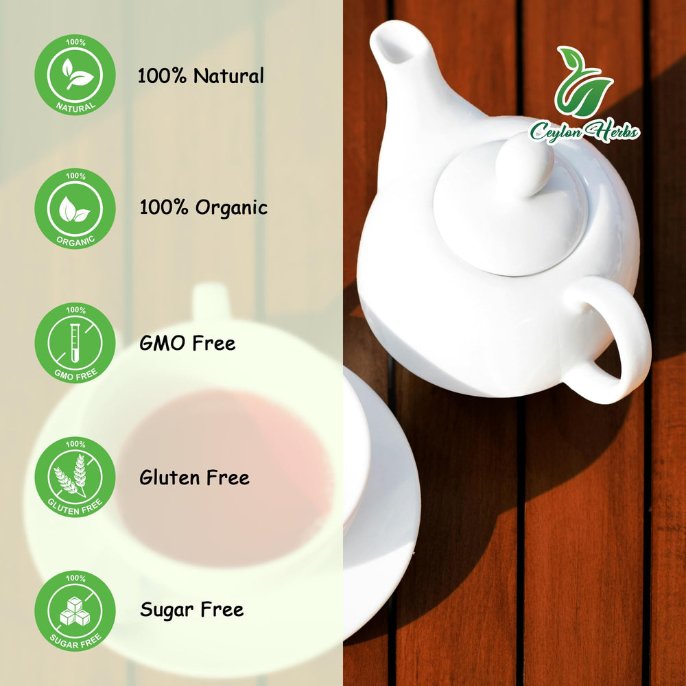 Turkey Berry Leaves Tea hot brew in cup releases warm herbal notes