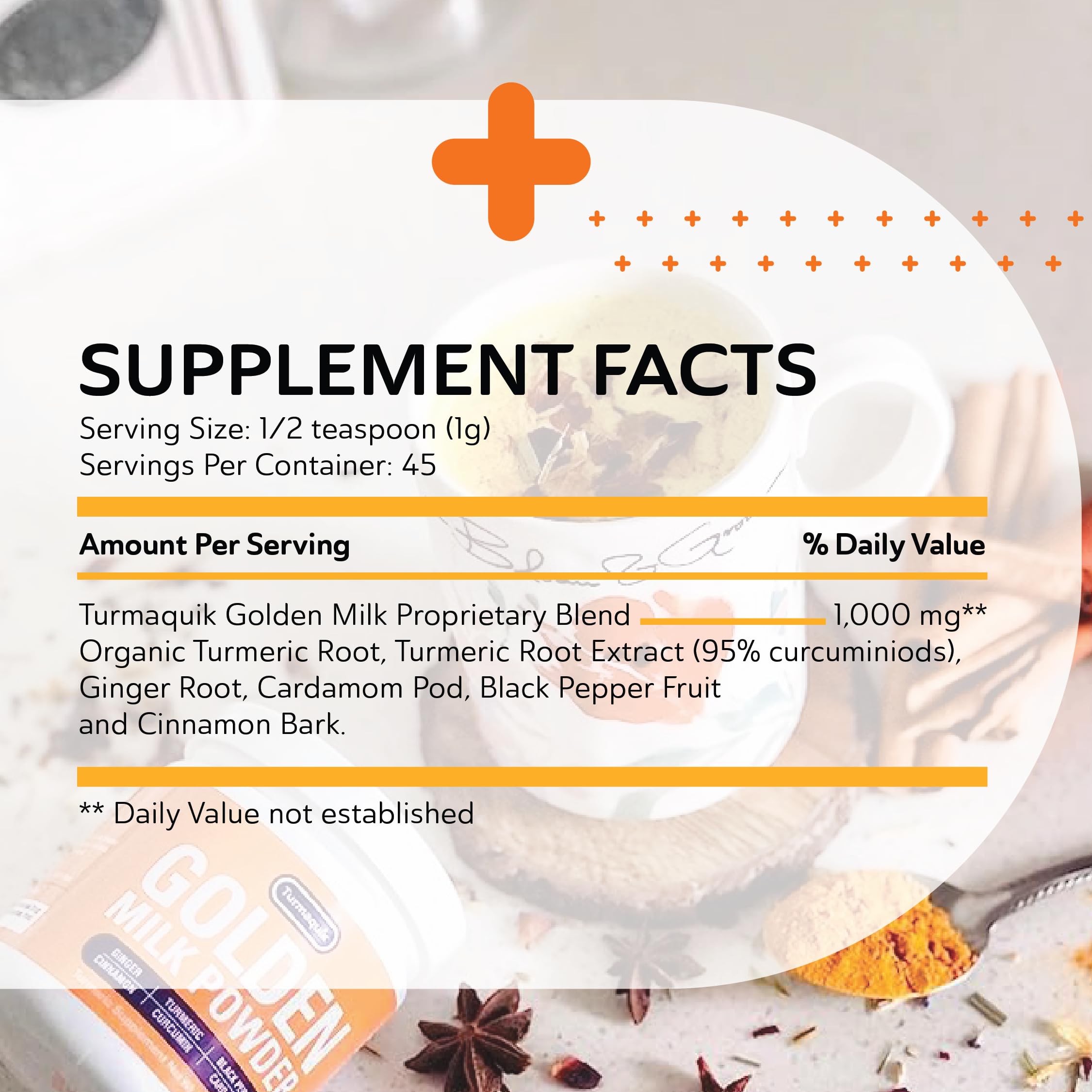 Turmaquik black pepper boosts bioavailability in the mix.