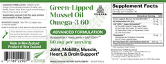 TURNER GLMO softgel capsules on white background, high-potency omega-3 source.
