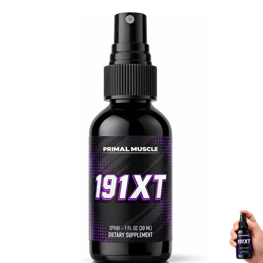 TUVAAZ 191XT Primal Muscle Spray bottle for quick daily application and convenience.