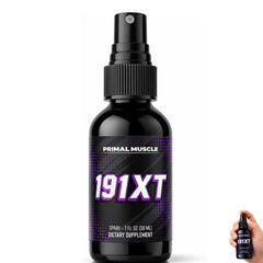 TUVAAZ 191XT Primal Muscle Spray bottle for quick daily application and convenience.