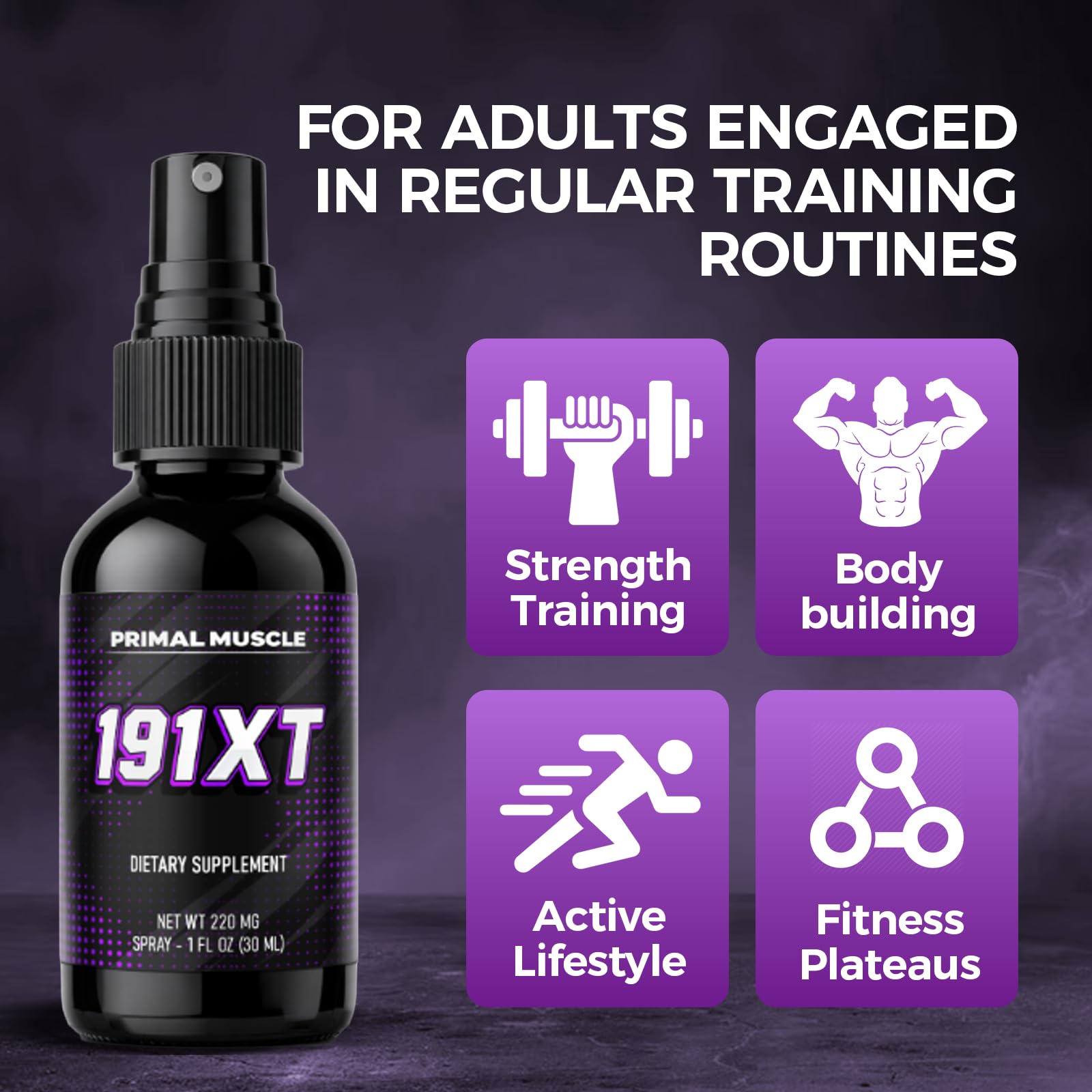 TUVAAZ 191XT spray on-the-go packaging supports busy athletes.