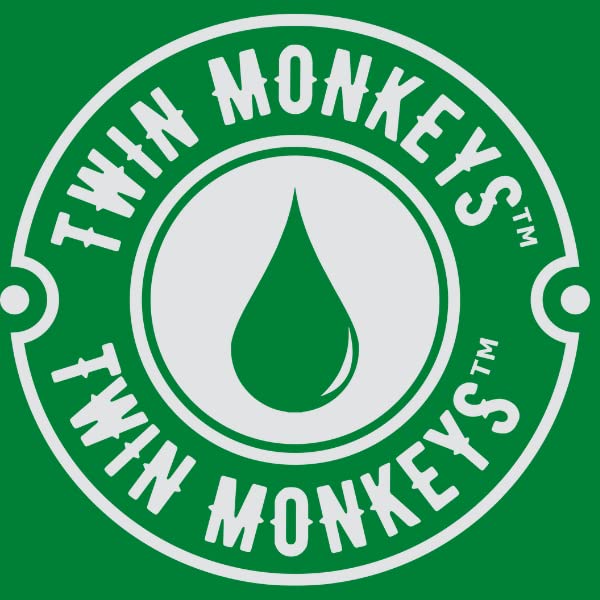 Twin Monkeys Oil relaxation scene conveying aromatic calm.