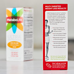 Twinlab MetaboLife Ultra back label with usage directions.