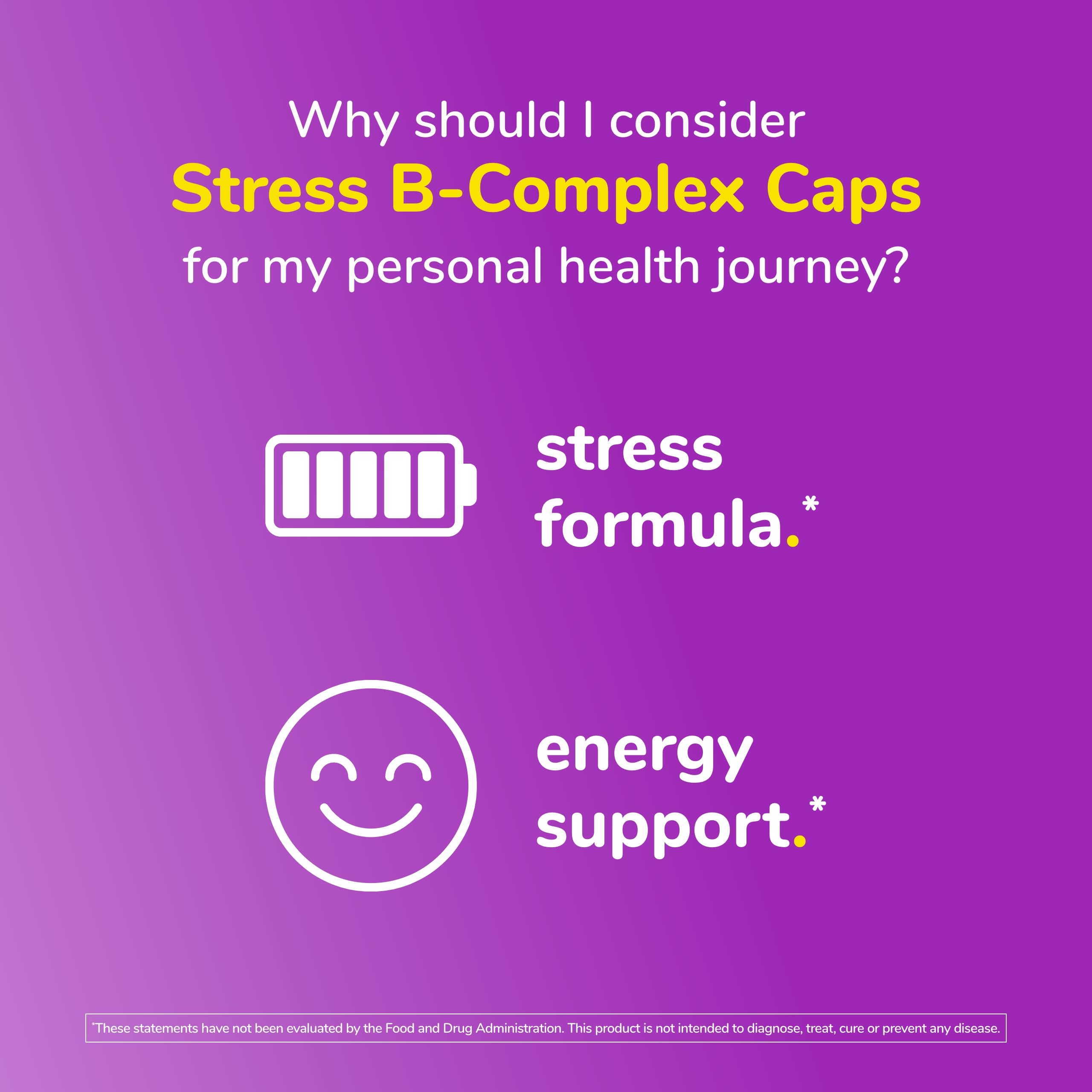 Twinlab Stress B-Complex capsules with imagery of immune support nutrients.