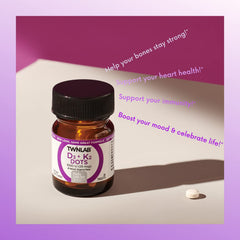 Twinlab D3 1000 IU K2 Dots label close-up highlighting dosage