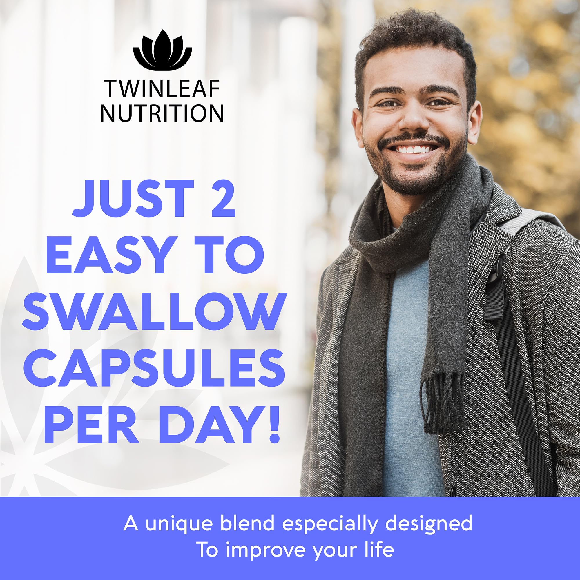 Twinleaf Serotonin Booster ingredients bundle with 5-HTP and B vitamins for balanced mood support