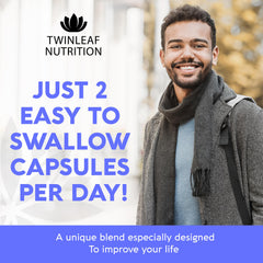 Twinleaf Serotonin Booster ingredients bundle with 5-HTP and B vitamins for balanced mood support
