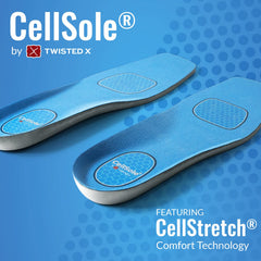Twisted X CellSole durable construction supports daily wear in boots.