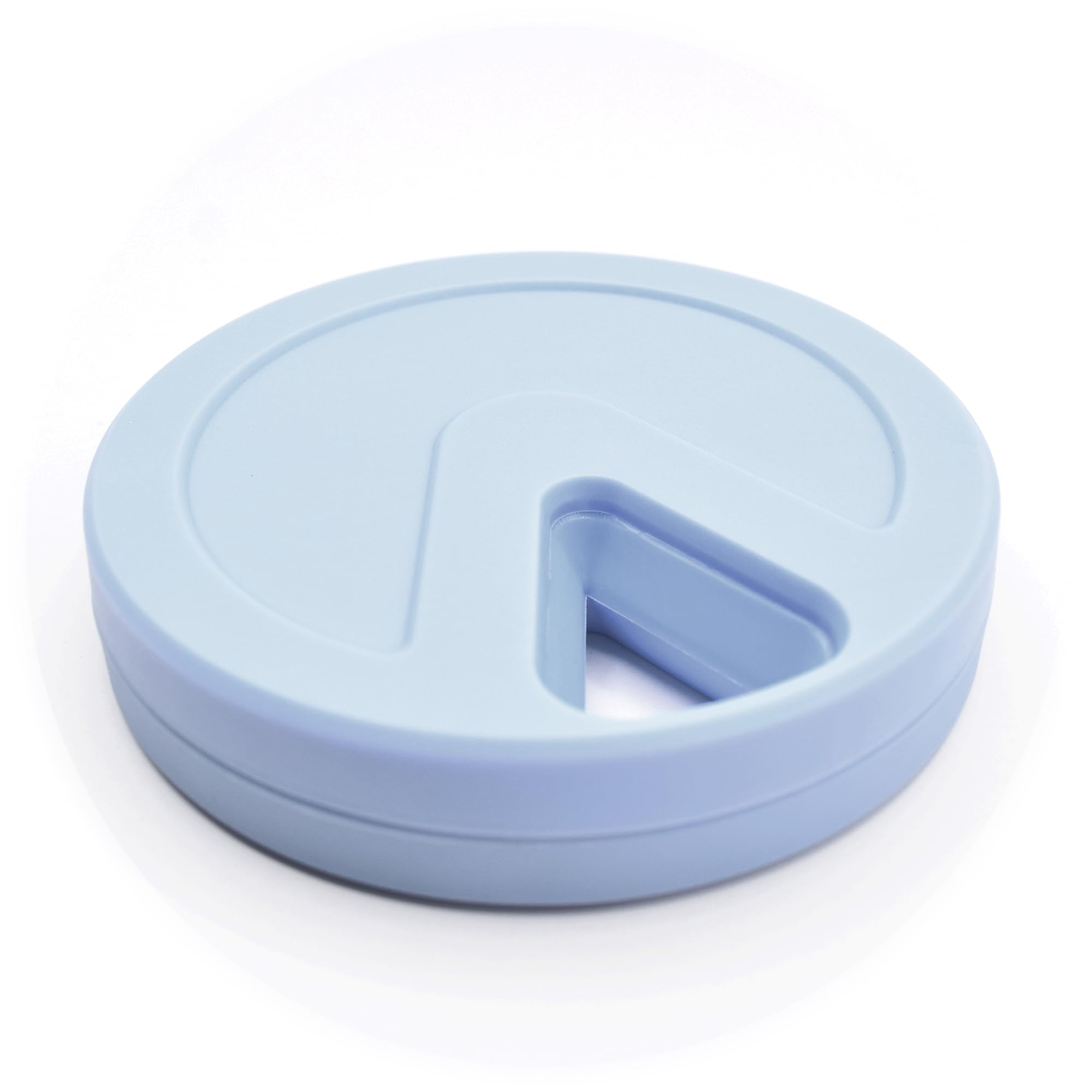 Travel RX Pill Case by Type Two Labs in blue, closed and ready for on-the-go storage.