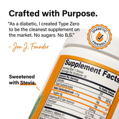 Type Zero stimulant-free pineapple-mango label communicates caffeine-free option.