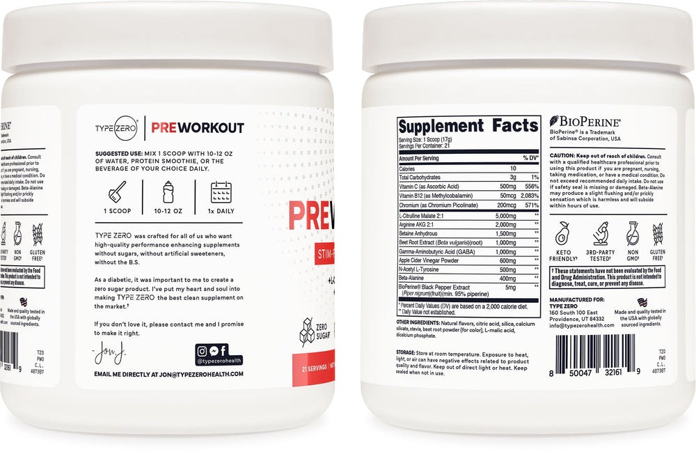 Type Zero Ultra Clean Pump closeup reveals powder texture and aroma.