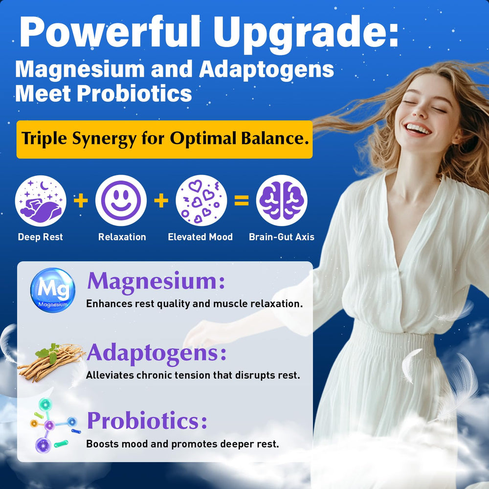 Tyssnouyn Magnesium Gummies with Ashwagandha and calming ingredients for stress support