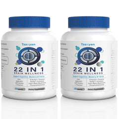 tzaxyan brain supplements memory focus bottle showing dual choline sources for daily memory support