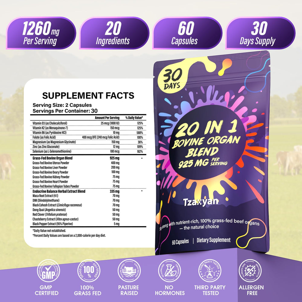 tzaxyan lifestyle image with morning routine capsules for daily wellness
