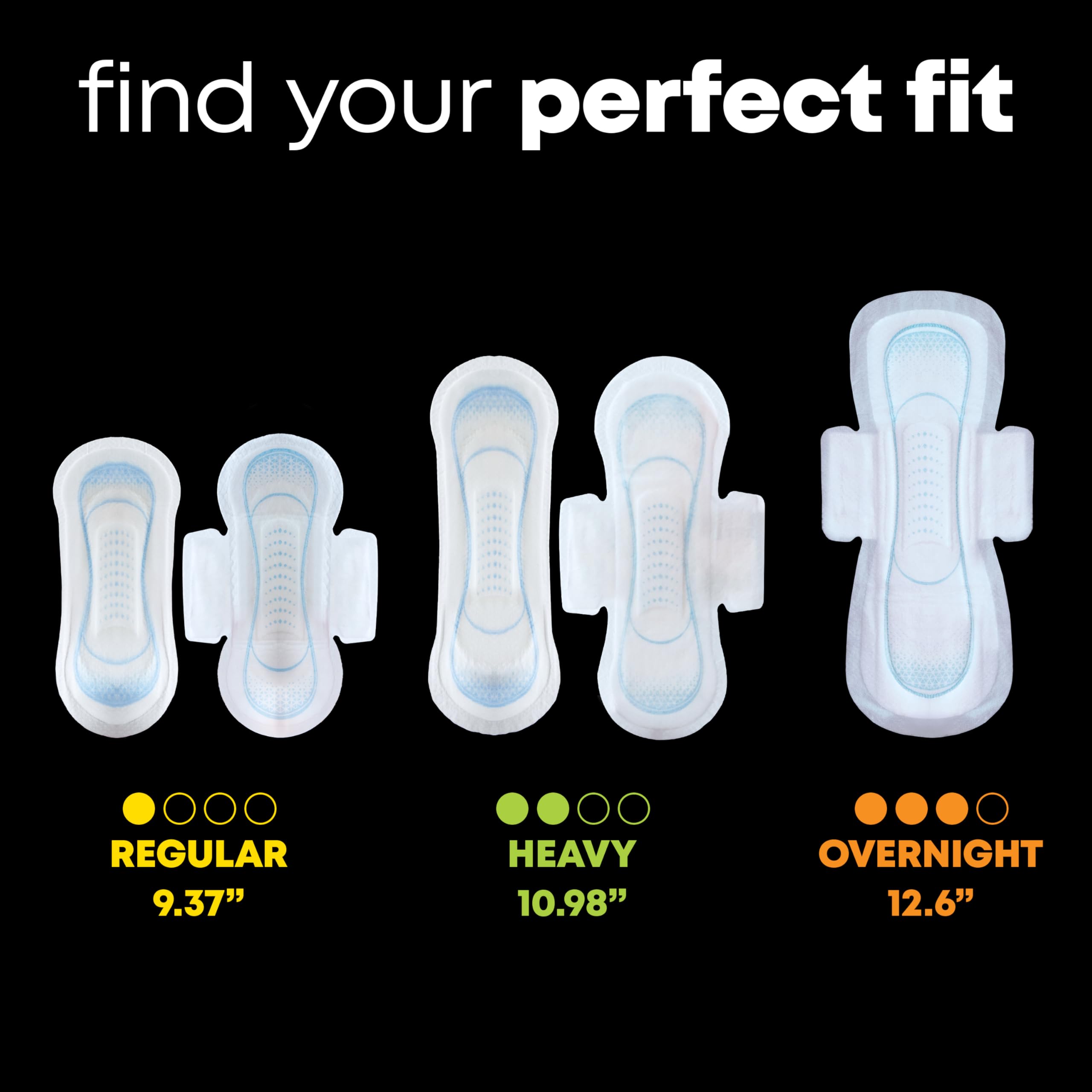 Breathable soft touch cover on U by Kotex pad for skin comfort