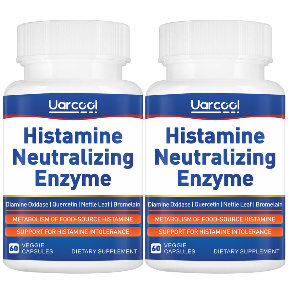 Uarcool DAO enzyme supplement bottle front for digestive support