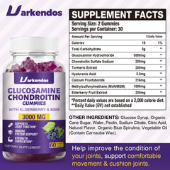 Closeup of Uarkendos gummies highlighting texture and flavor