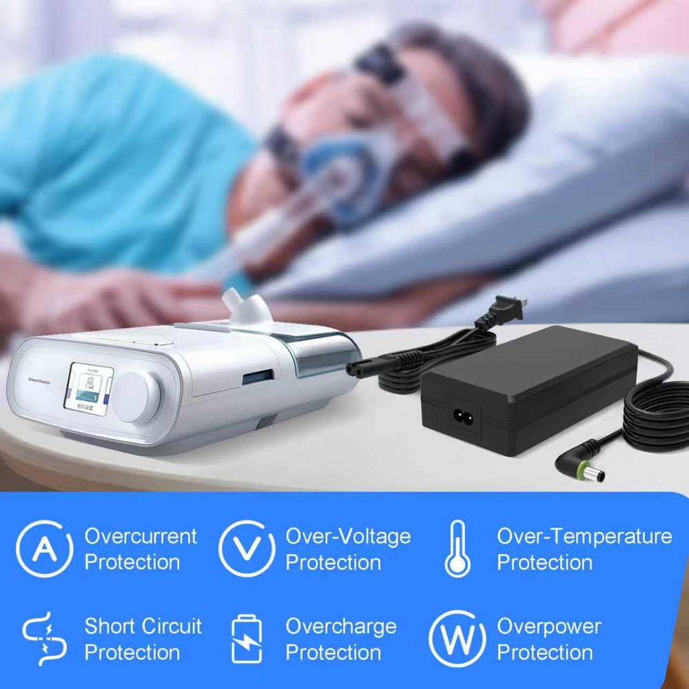 UAUSE adapter highlighting safety features like short-circuit protection.