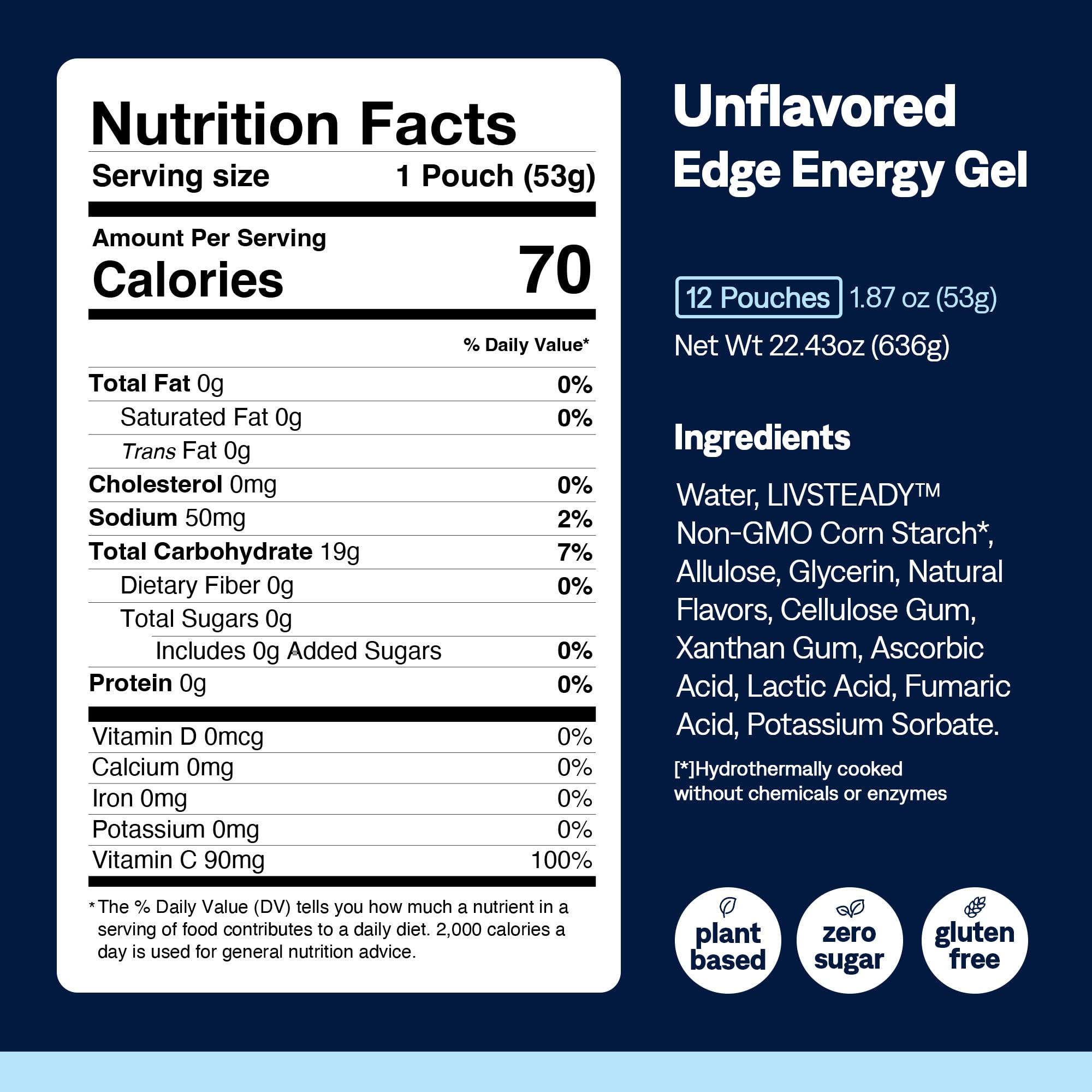 UCAN Edge energy gel shot on a bike for on-the-go cycling fueling